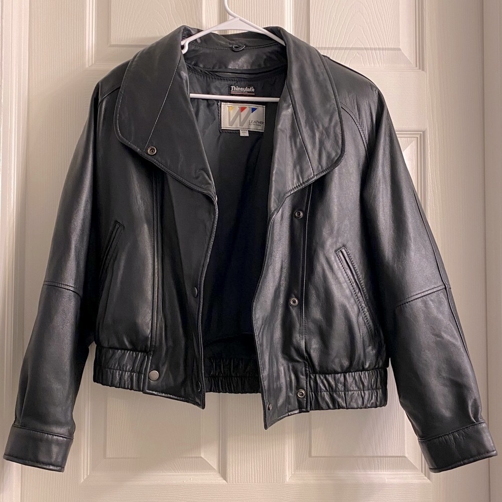 Leather Vintage Moto Jacket